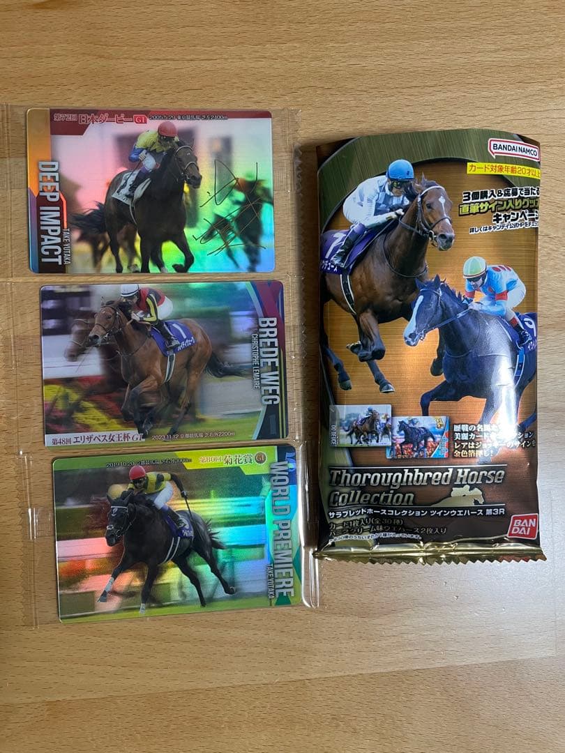 武豊金箔サイン】サラブレッドホースコレクション 第3R ディープ