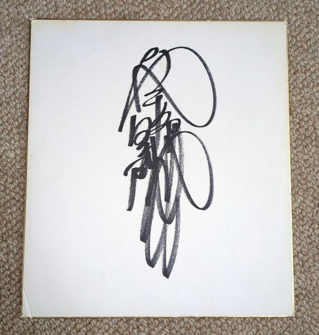 南野陽子 サイン色紙 - メルカリ