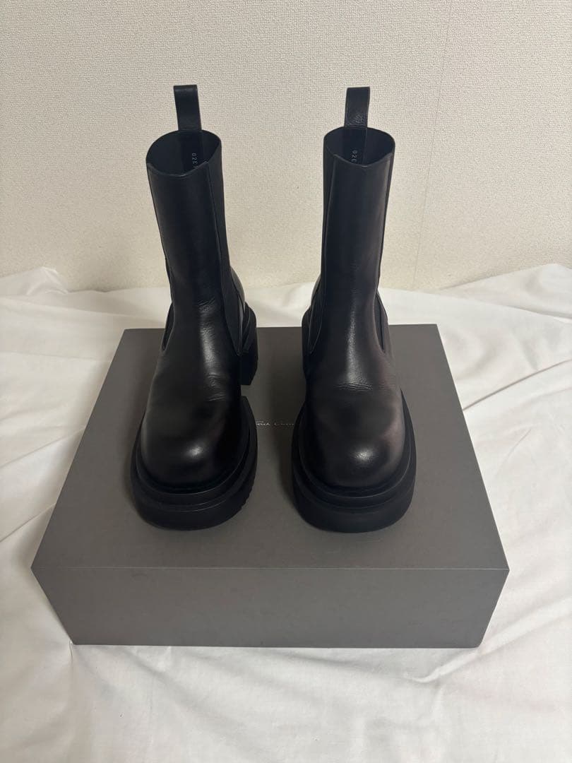 靴 Rick owens 25aw Beatle bogun 41 Rick Owens Beatle Bogun ブーツ | ブラック | FARFETCH JP