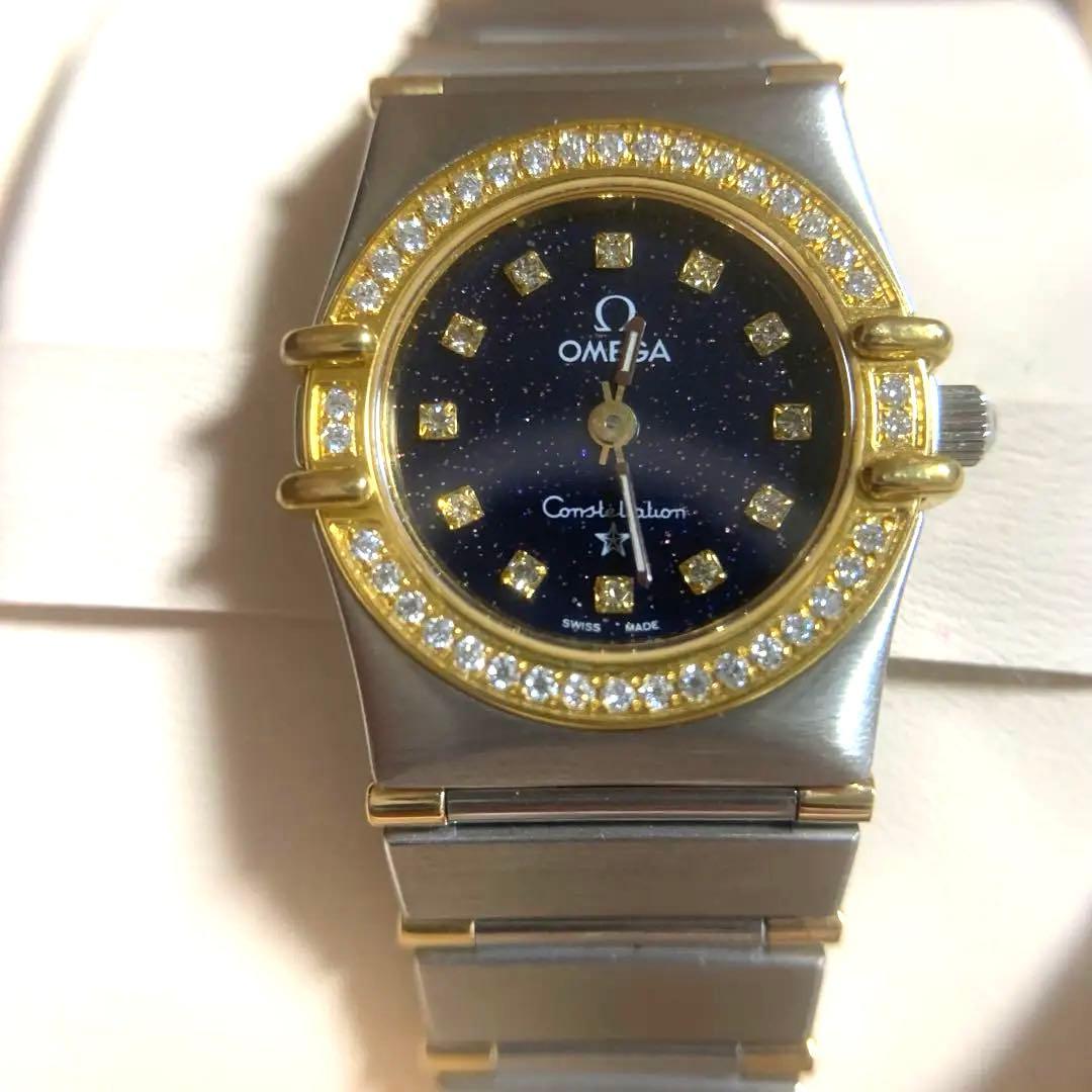 OMEGA オメガ ミニ コンステレーション クォーツ レディース 腕時計