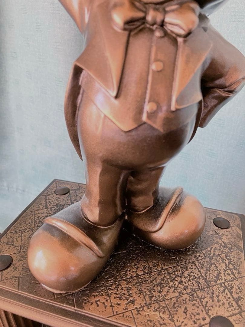 【非売品】ディズニーオーケストラー ブロンズ像 オルゴール 第一生命 希少 貴重