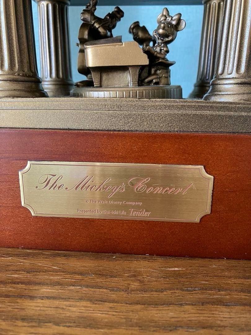 【非売品】ディズニーオーケストラー ブロンズ像 オルゴール 第一生命 希少 貴重