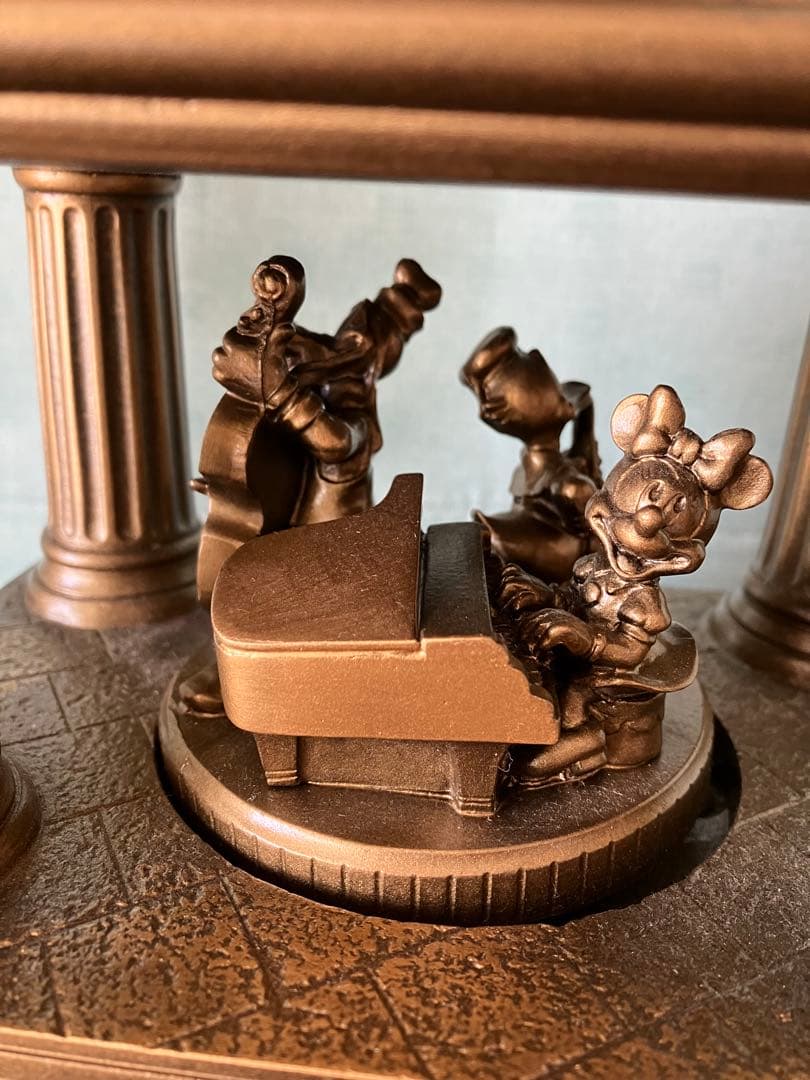 【非売品】ディズニーオーケストラー ブロンズ像 オルゴール 第一生命 希少 貴重