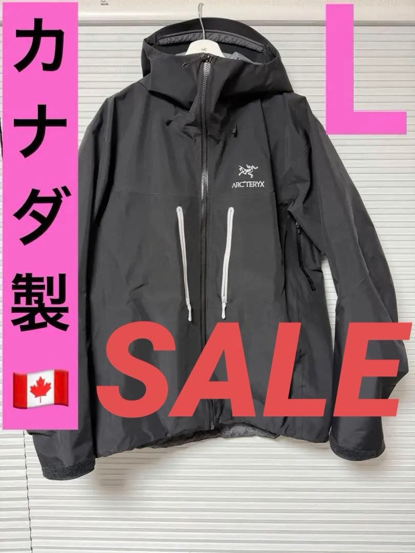 カナダ製 アークテリクス アルファSVジャケット オルカ L 限定品 直営