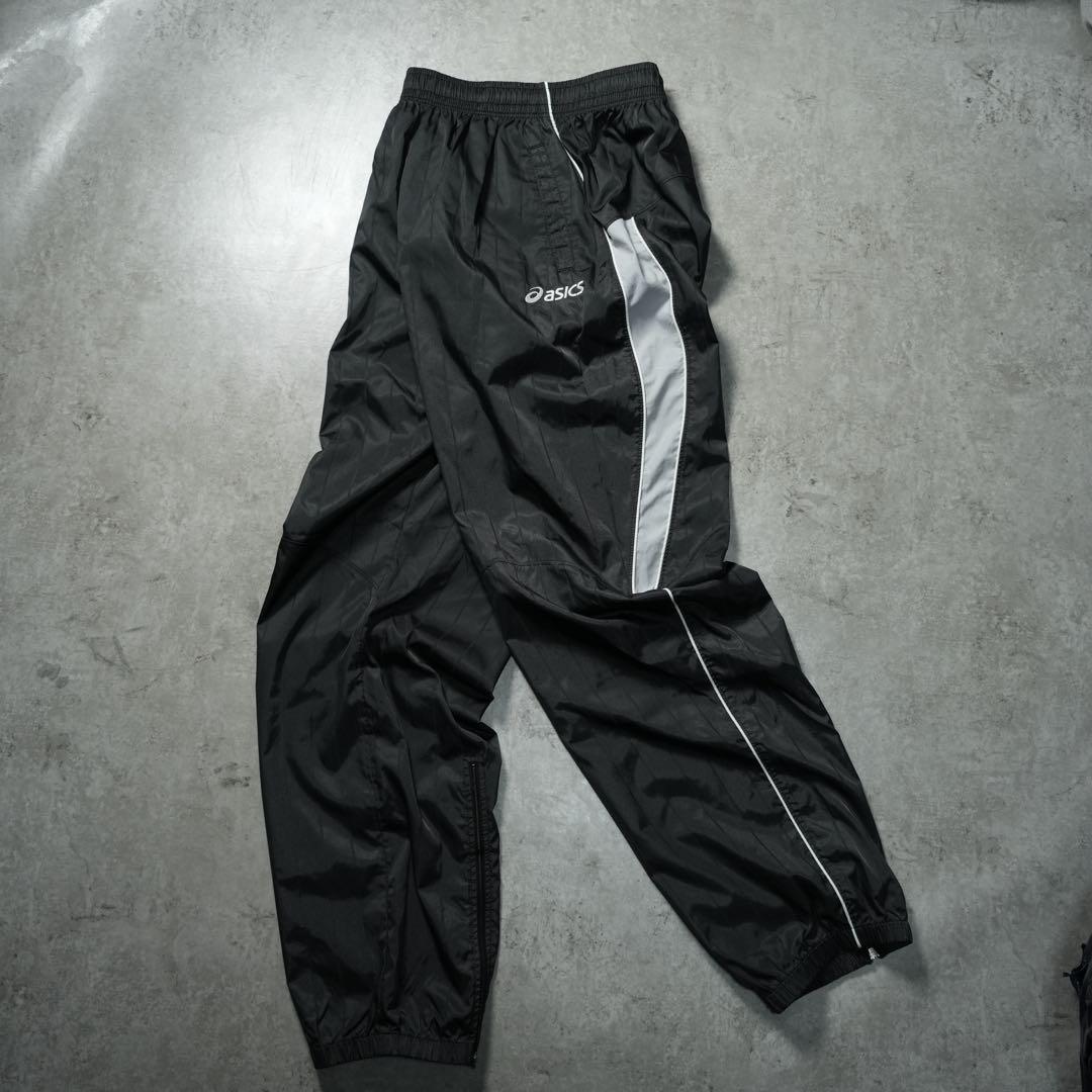 00s y2k asics nylon pants 2tone tech - メルカリ