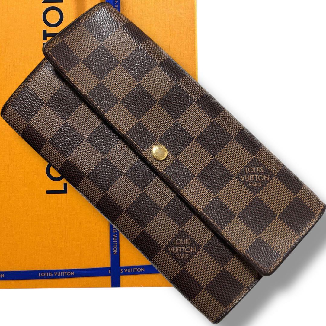 ルイヴィトン ポルトモネクレディ ポルトフォイユサラ ダミエ エベヌ