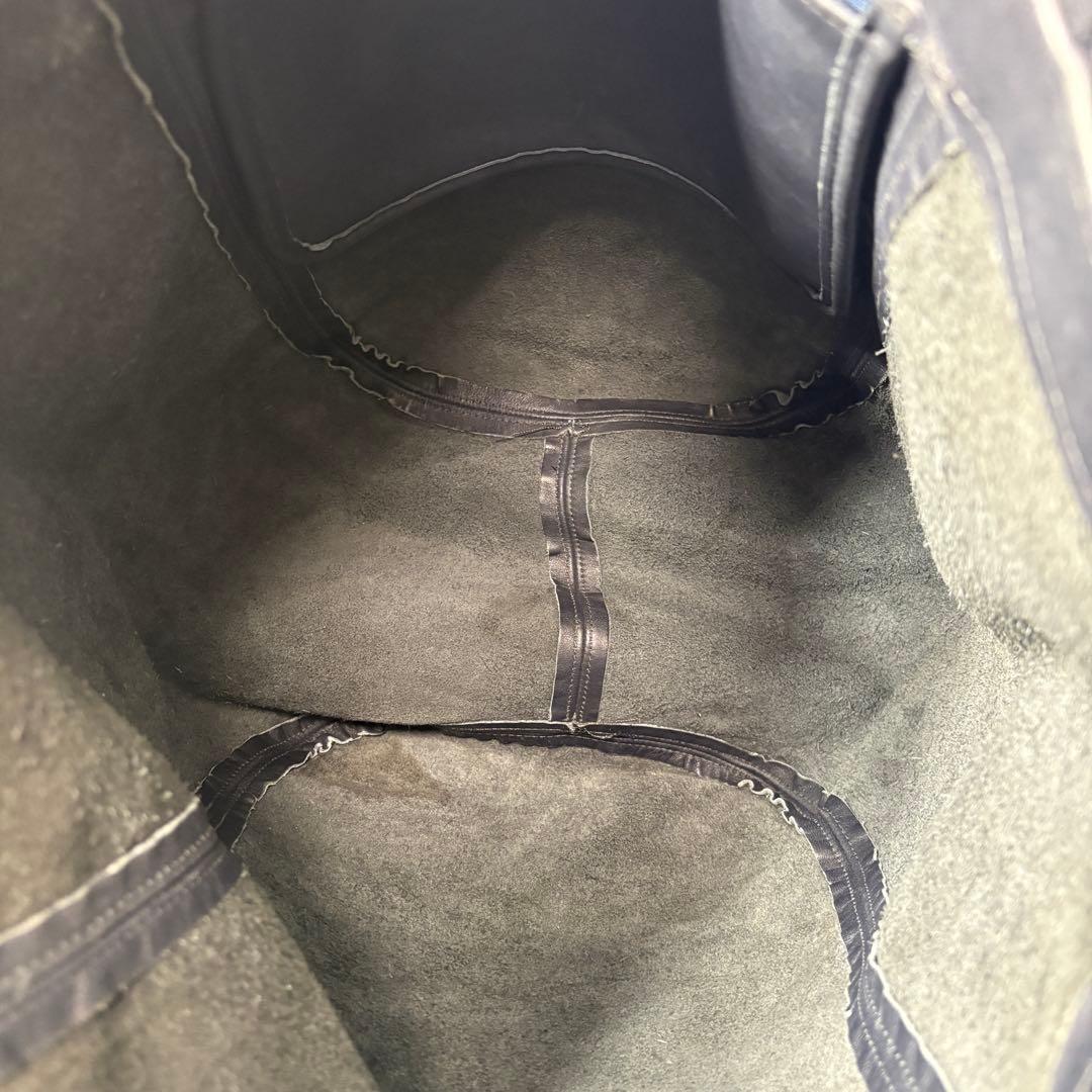 オールドコーチ ネイビー トートバッグ 大容量 vintage coach - メルカリ