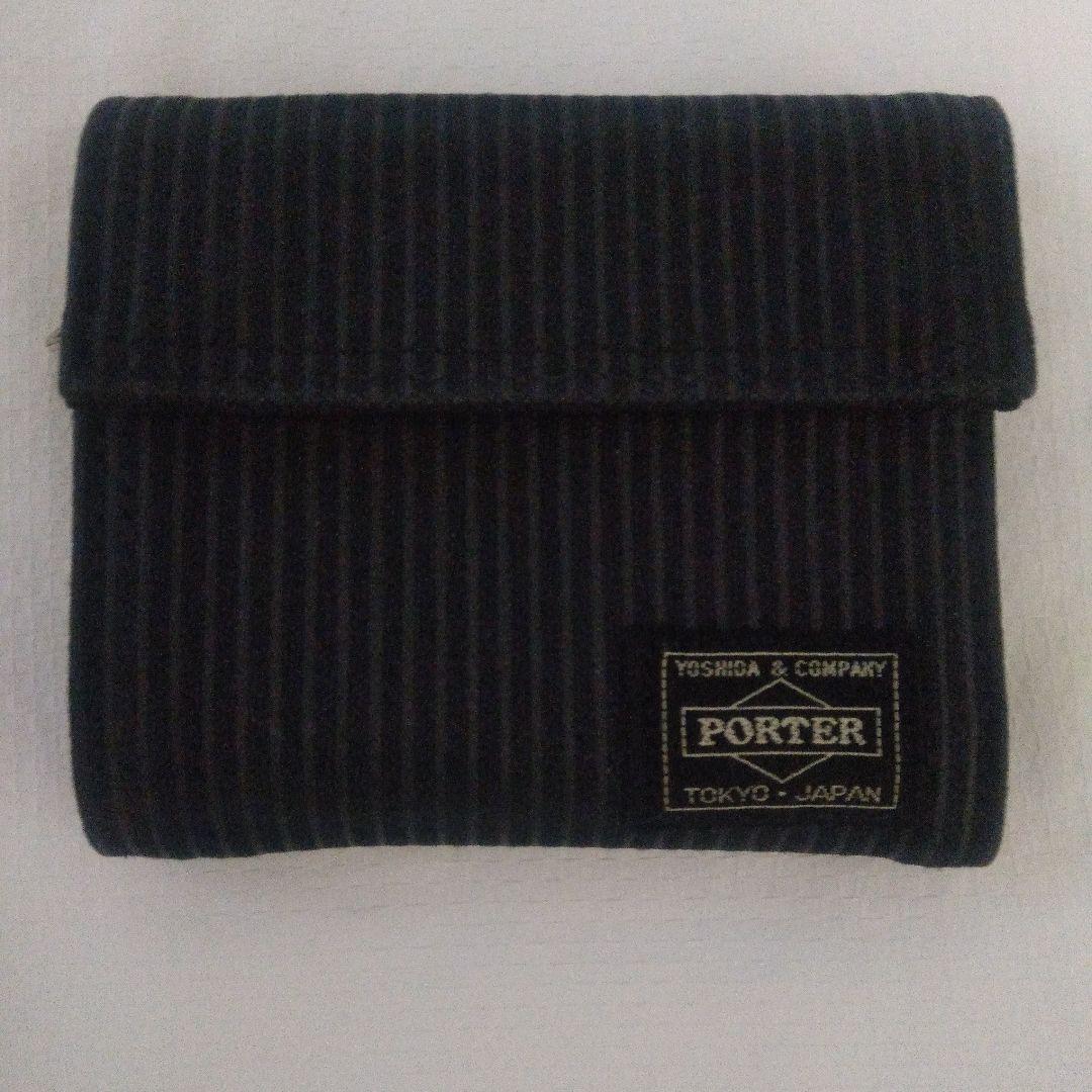 PORTER ブラック 3つ折り財布 - メルカリ