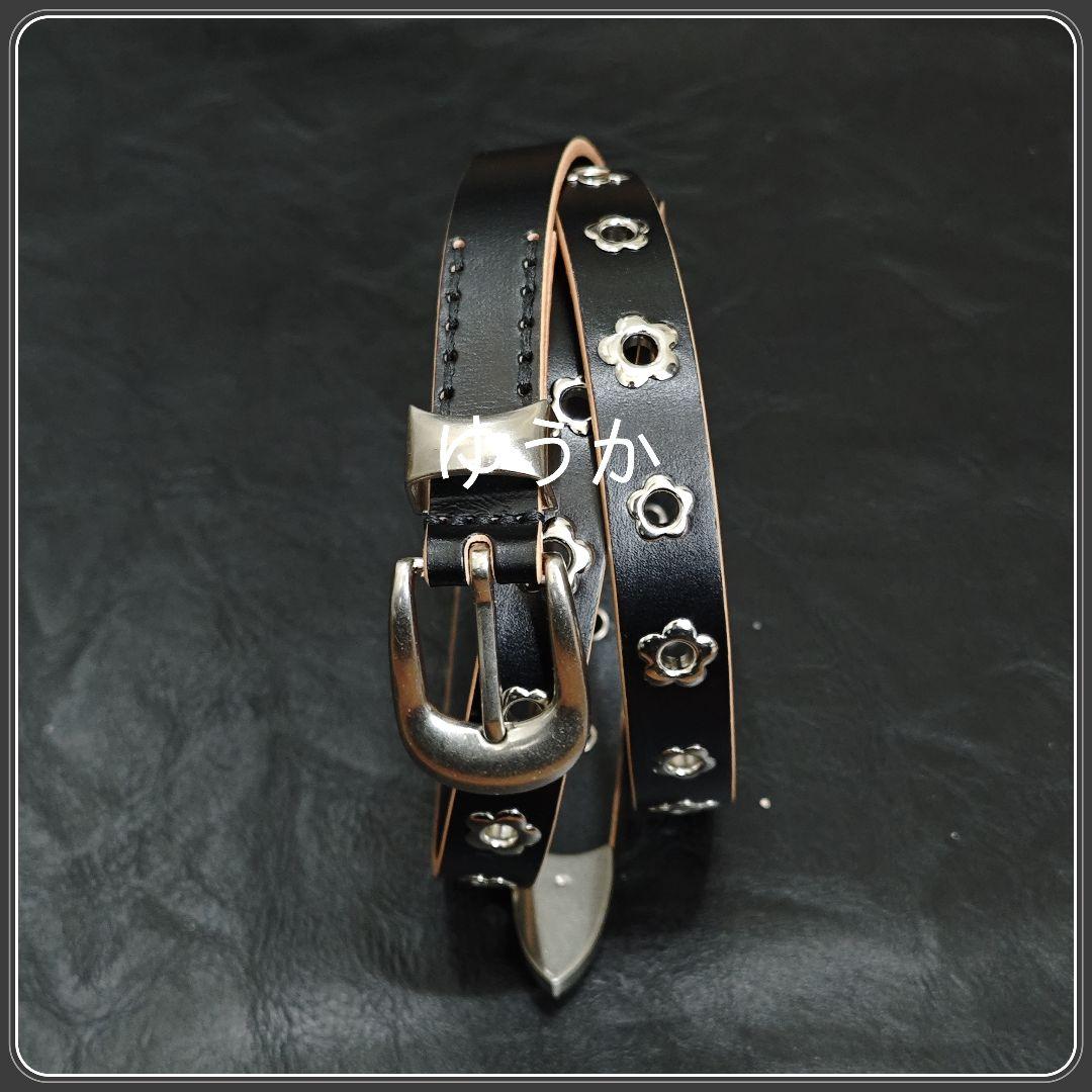 小物 Our Legacy BELT LeatherBlack 90 OUR LEGACY | BELT 2CM / BLACK LEATHER 2CMレザーベルト – STOCK