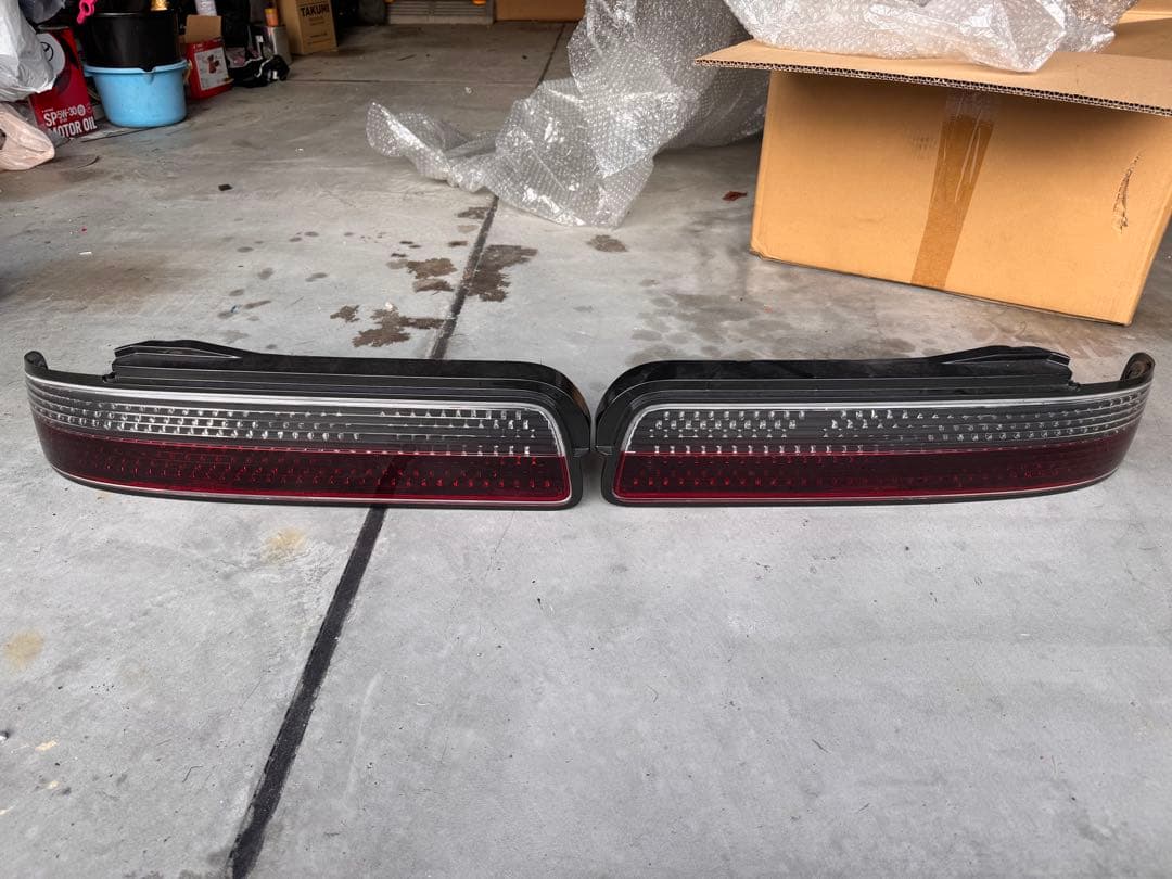 シルビアs13 フルLEDテールランプ S13 シルビア フルLEDテールランプ 新品社外テールランプ使用 W流星