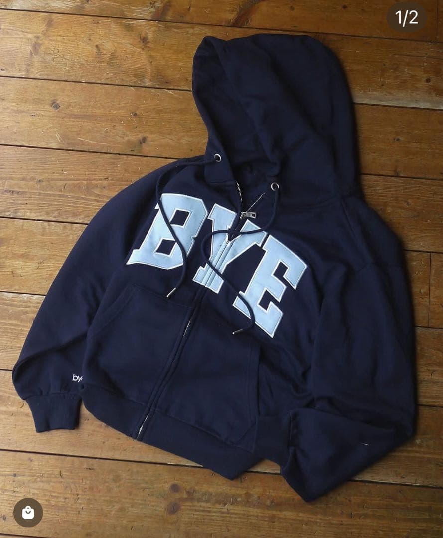 bye Jeremy BYE JEREMY ジップパーカー - メルカリ