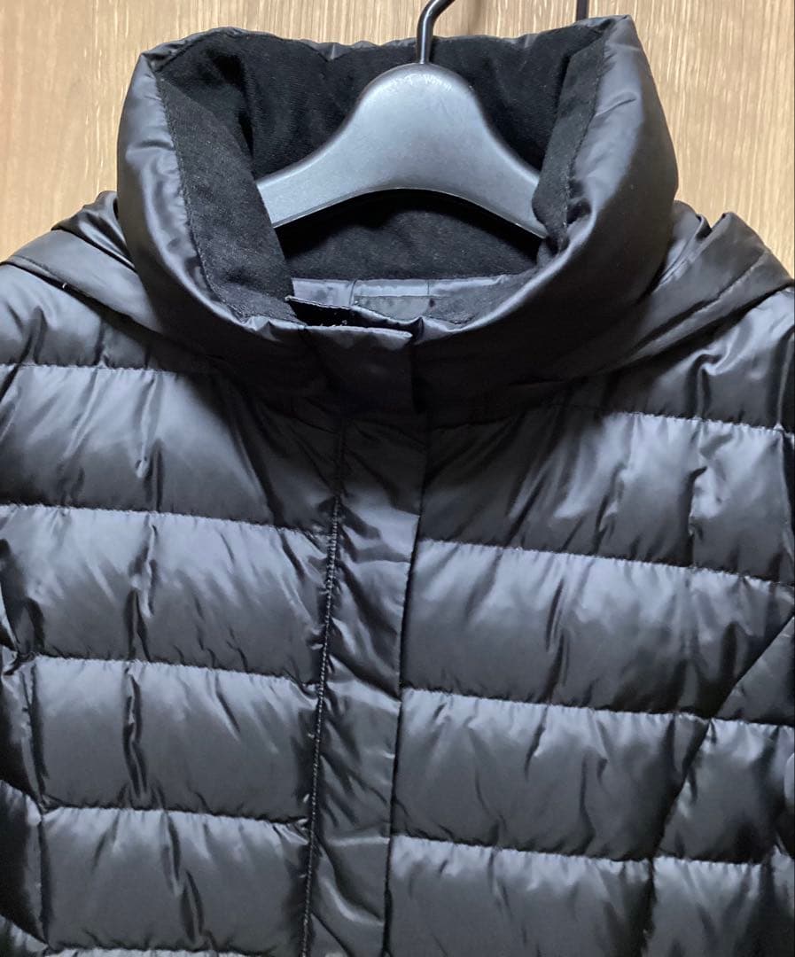 24AW 美品インディヴィ【洗える／撥水】ミドル丈ウォッシャブルダウン