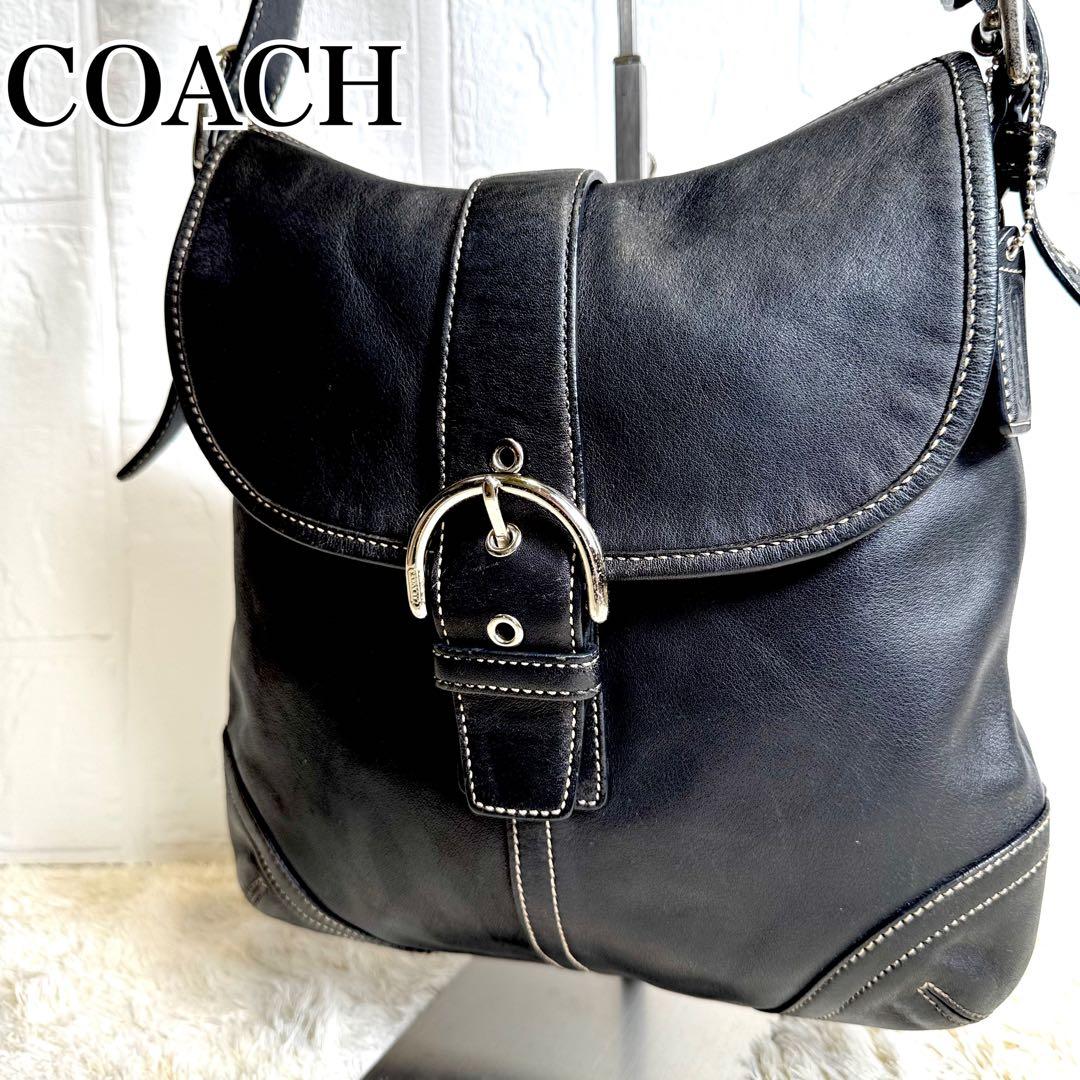 COACH コーチ 9480 ソーホー レザーバッグ 黒 Y2K アーカイブ - メルカリ