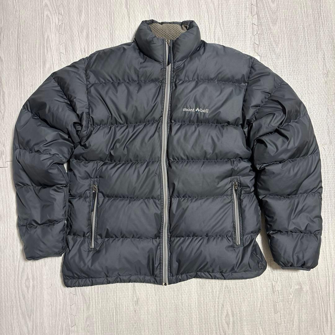 わ*。様 mont-bell 旧タグ ライトアルパイン ダウンジャケット グレー 中古・古着通販】mont-bell (モンベル) ライトアルパインダウン グレー