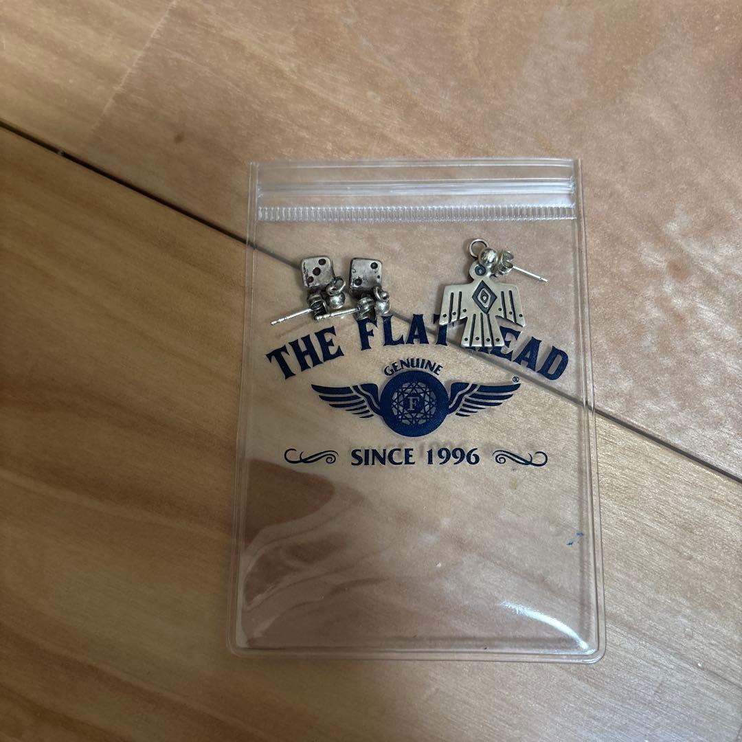 特価フラットヘッドシルバーダイスピアス&イベント限定シルバーサンダーバードピアス シルバー ダイスピアス FN-JE-001 | THE FLAT HEAD