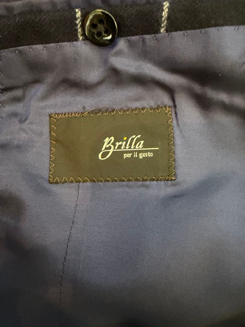 Beams Brillsピンストライプダブルスーツ - メルカリ