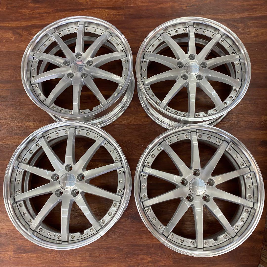 ワーク グノーシス GS1 ブラッシュド 19インチ 新品未使用展示品 4枚