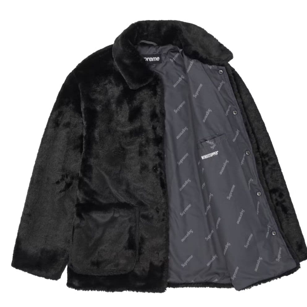 BTS V テテ着用 2-Tone Faux Fur Shop Coat - メルカリ
