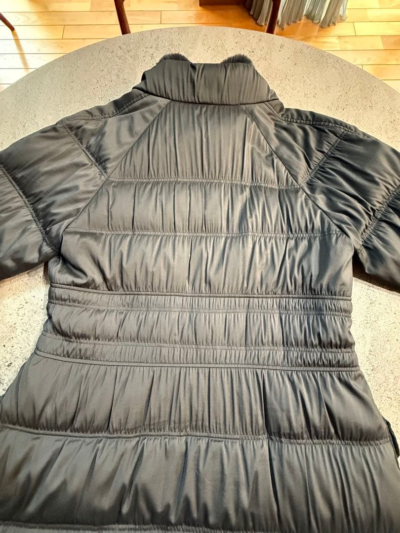 TAE ASHIDA ダウンコート ブラック ファー襟 M ロング 美品 - メルカリ