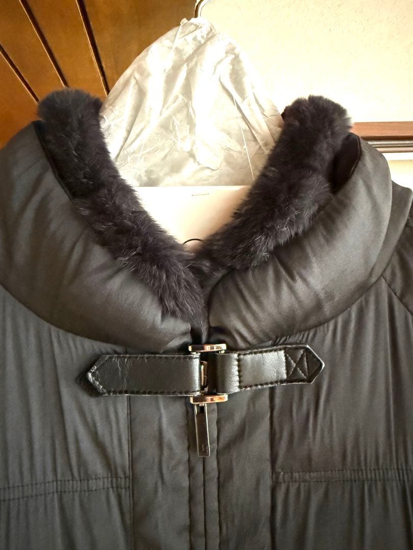 TAE ASHIDA ダウンコート ブラック ファー襟 M ロング 美品 - メルカリ