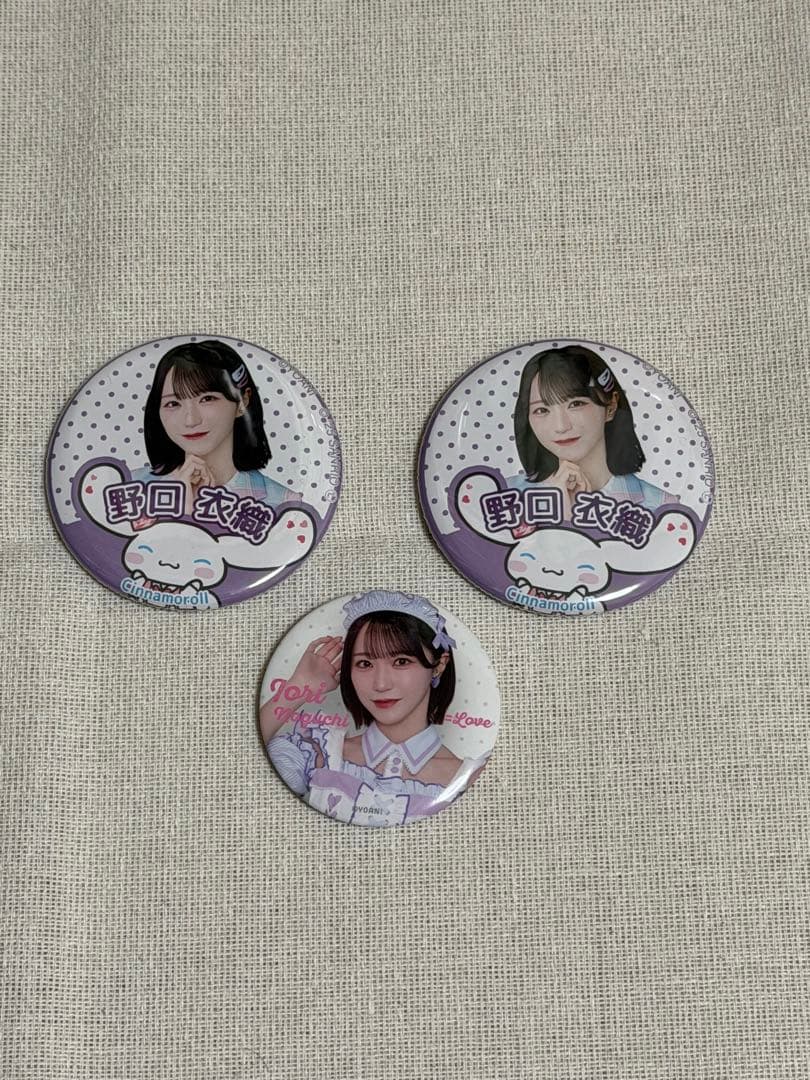 イコラブ 野口衣織 缶バッジセット ダイナー シナモン - メルカリ