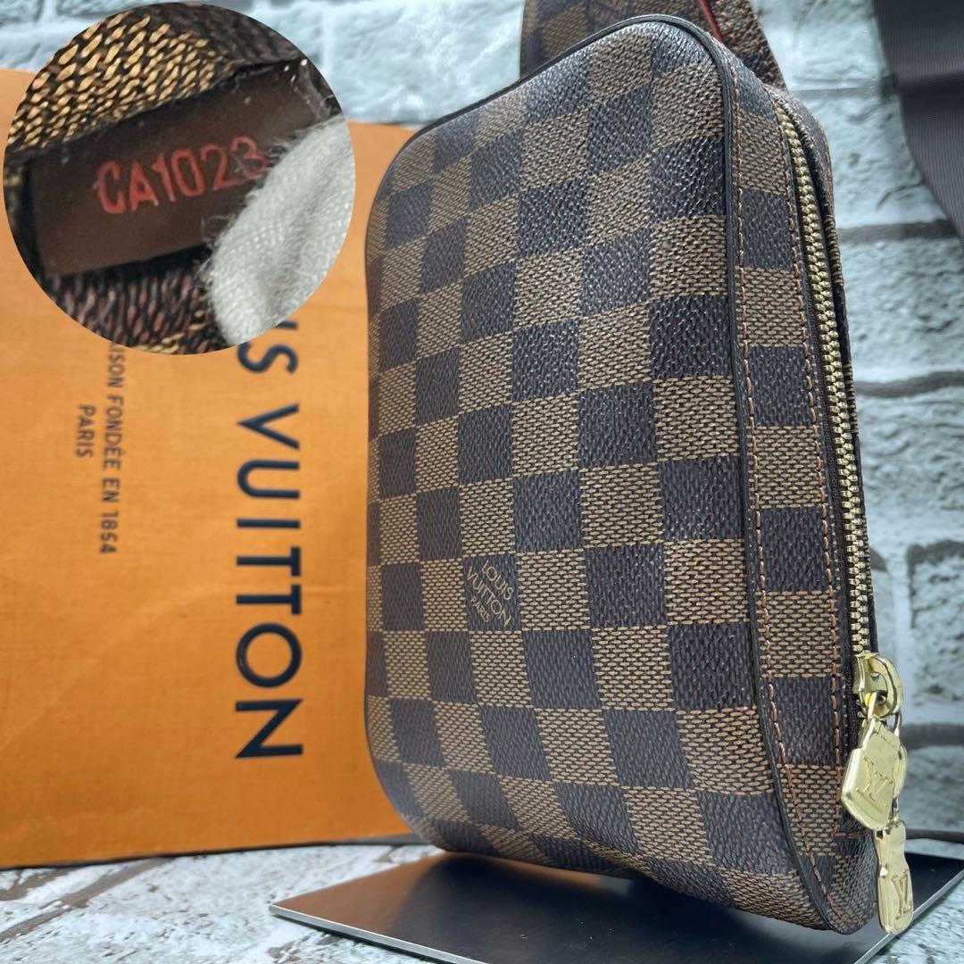 美品】ルイヴィトン ボディバッグ 斜め掛け ジェロニモス ダミエ