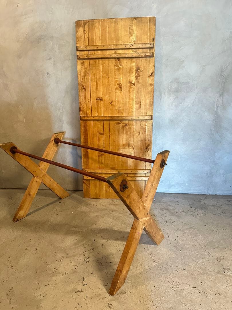 東京都23区配送無料】ビンテージ テーブル 作業台 什器 陳列棚