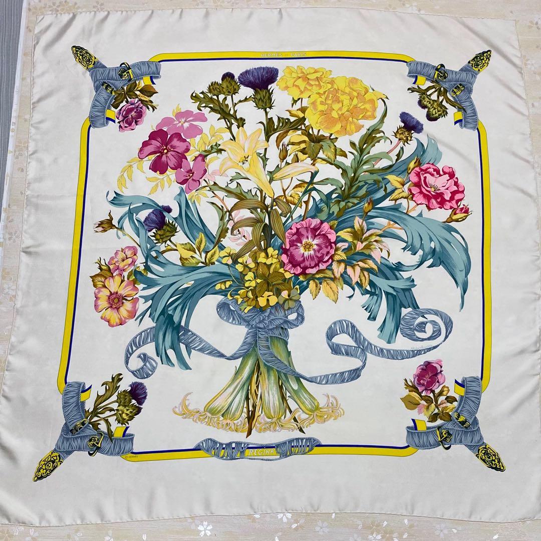 エルメス シルク カレ90 スカーフ レジーナ - メルカリ