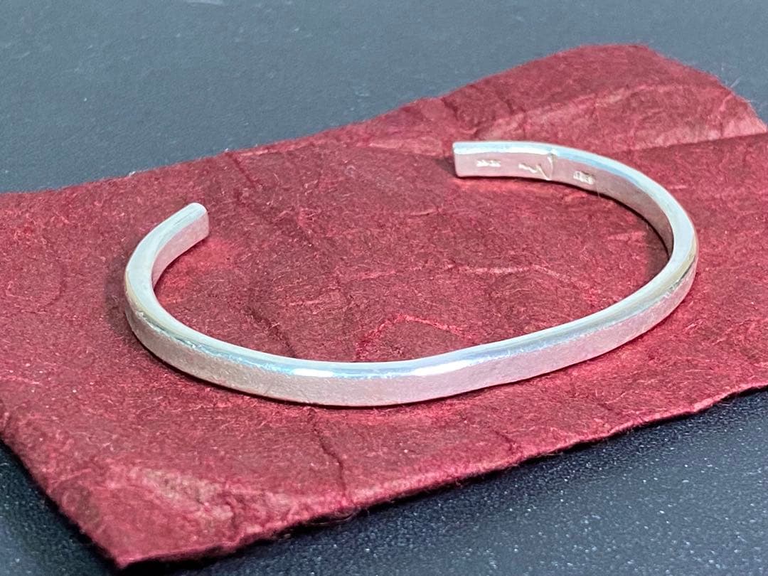 ichi シルバー 白釈バングル