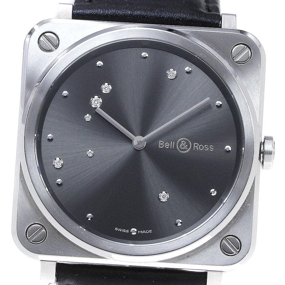レア】ベル＆ロス Bell＆Ross ダイヤモンドイーグル/グレー メンズ