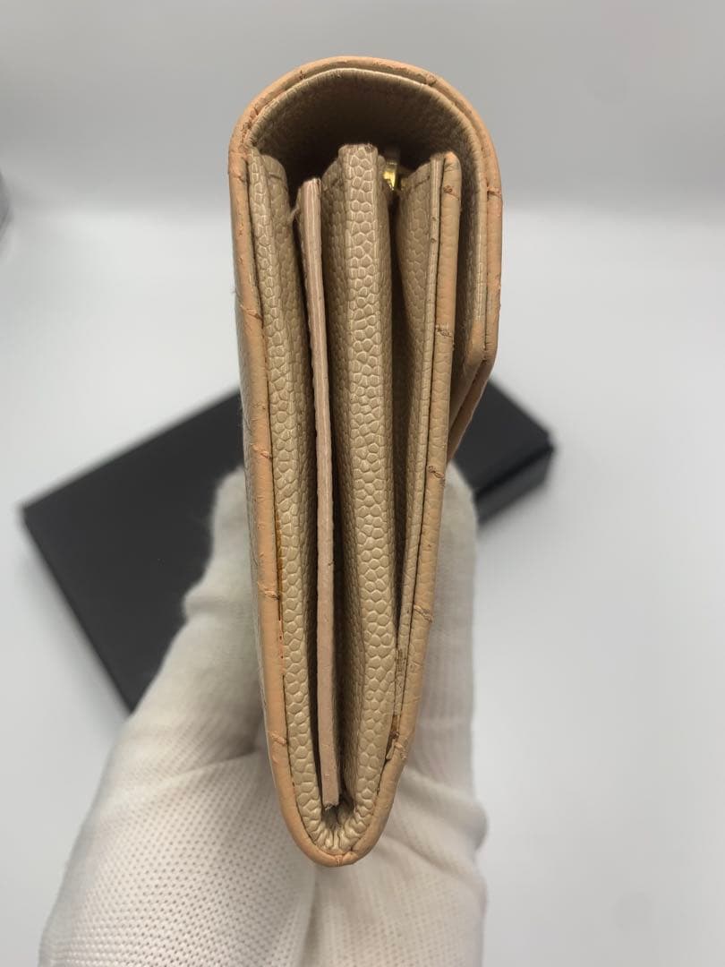 イヴサンローラン 長財布 二つ折りロングレザーウォレット レディース 表記無