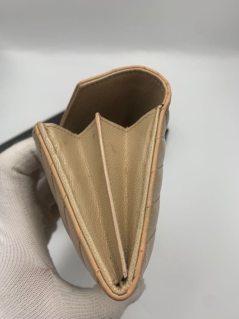 イヴサンローラン 長財布 二つ折りロングレザーウォレット レディース 表記無