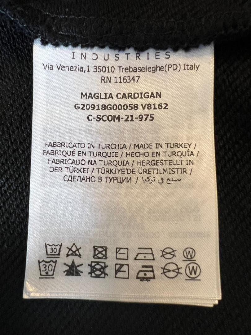 新品未使用☆MONCLER Strippedtricolor ジャージ S 黒色 - メルカリ