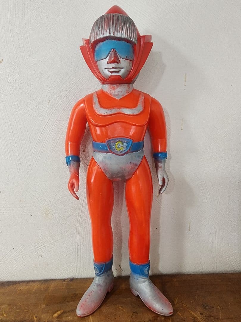 ゴッドマン ソフビ ブルマァク 面取れ 32センチ 貴重 当時物 - メルカリ