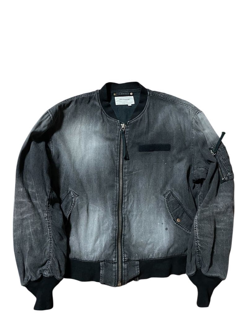 し*ん様 ANACHRONORM AGING DUAL DENIM MA-1 B ANACHRONORM /AGING DUAL DENIM MA-1 BLACK (AGING) – BALANCE