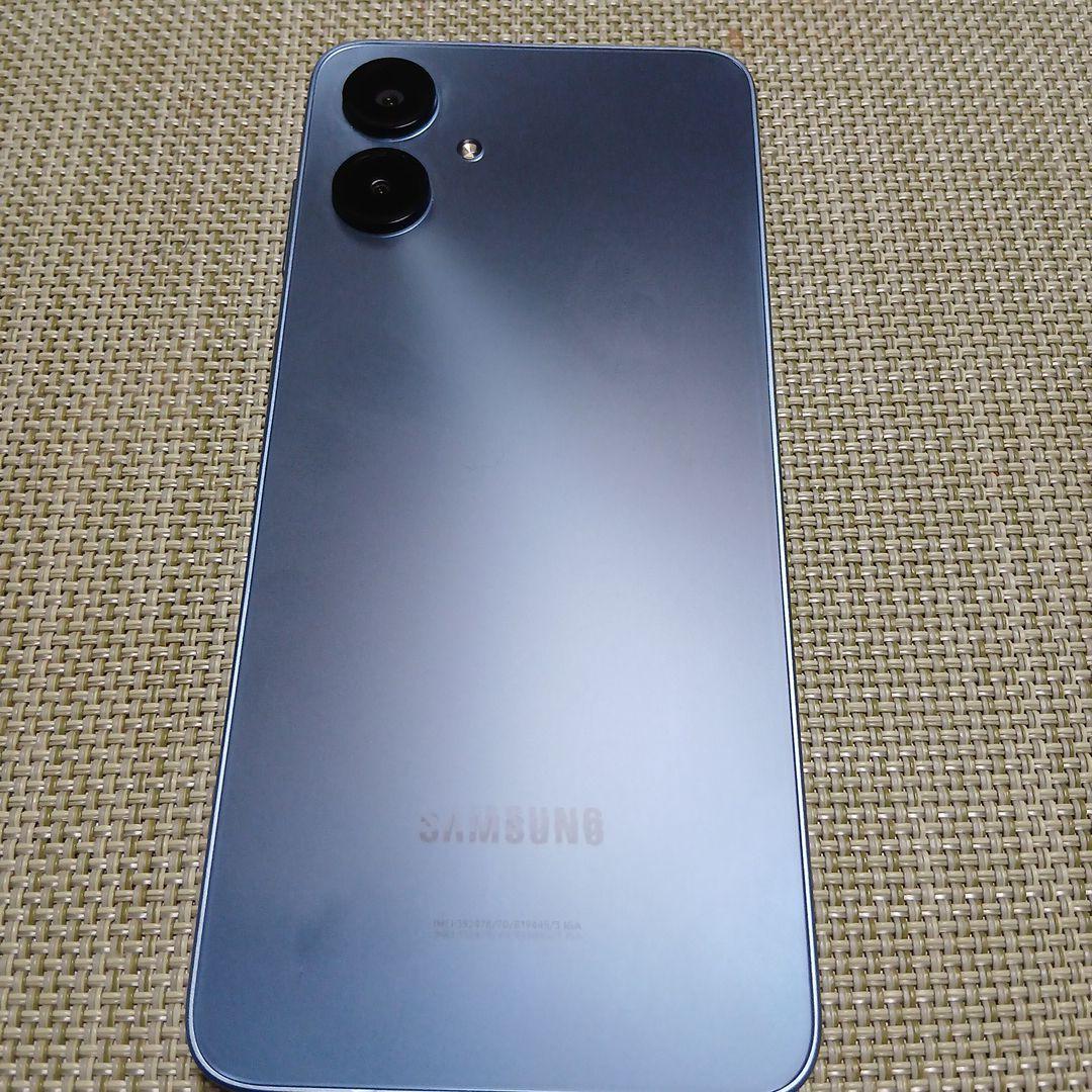 Samsung スマートフォン 本体 ライトブルー - メルカリ