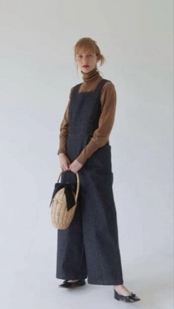 St.cecilia ガーリッシュ デニムサロペット M - メルカリ