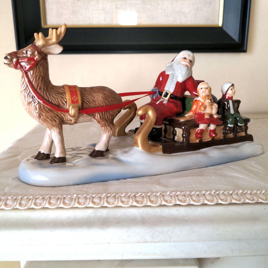 ☆期間限定SALE☆ビレロイボッホ☆ クリスマス サンタクロース ソリ