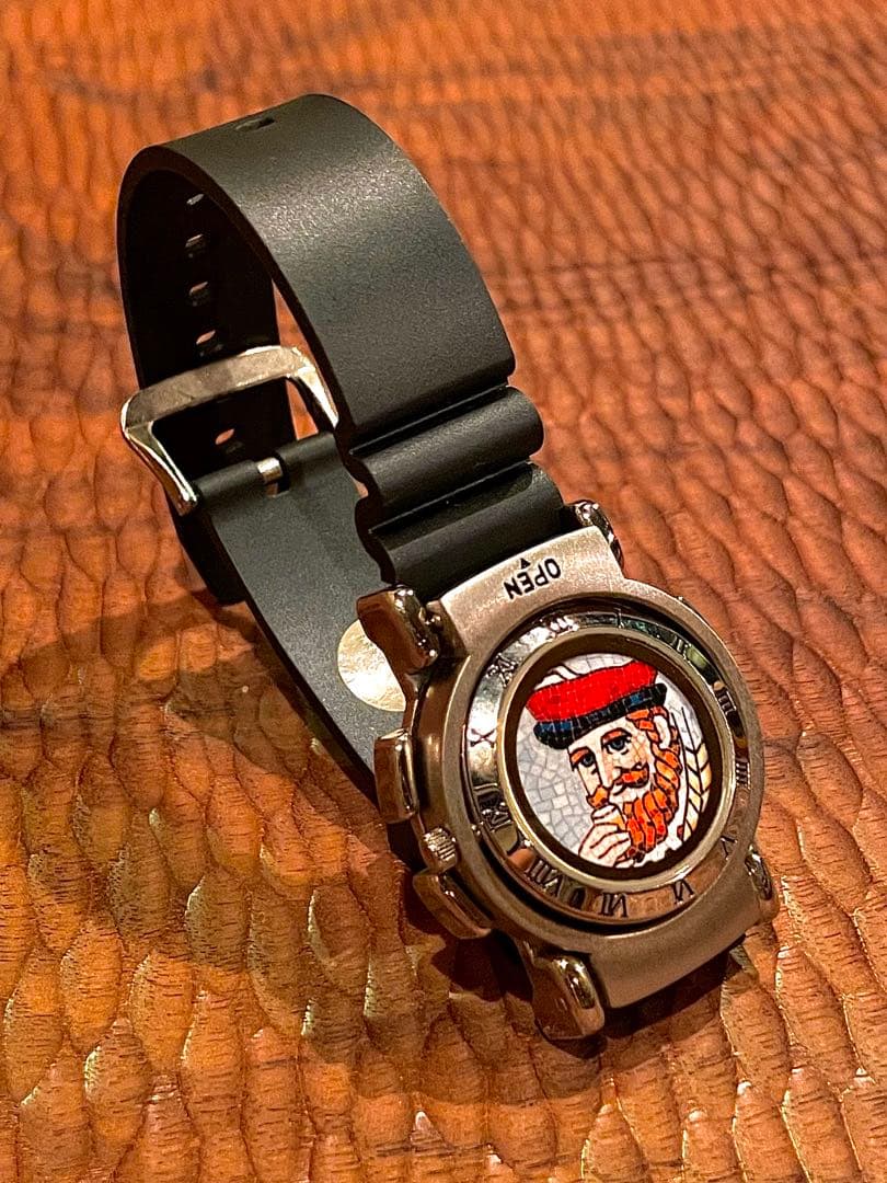 レア 希少 ニッカ ウイスキー 腕時計 BLACK NIKKA 方位磁針 - メルカリ