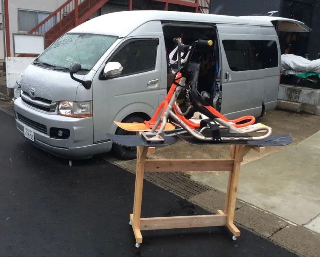 スノースクート スキー スノーボード ワックススタンド メンテナンス台