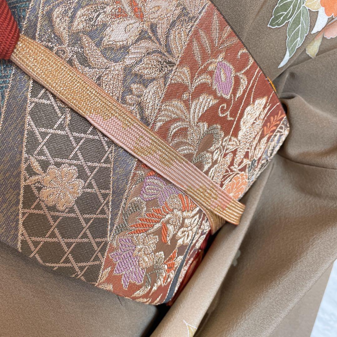 訪問着 フルセット 四季折々 咲き誇る花々 入学式 卒業式 着物 L3