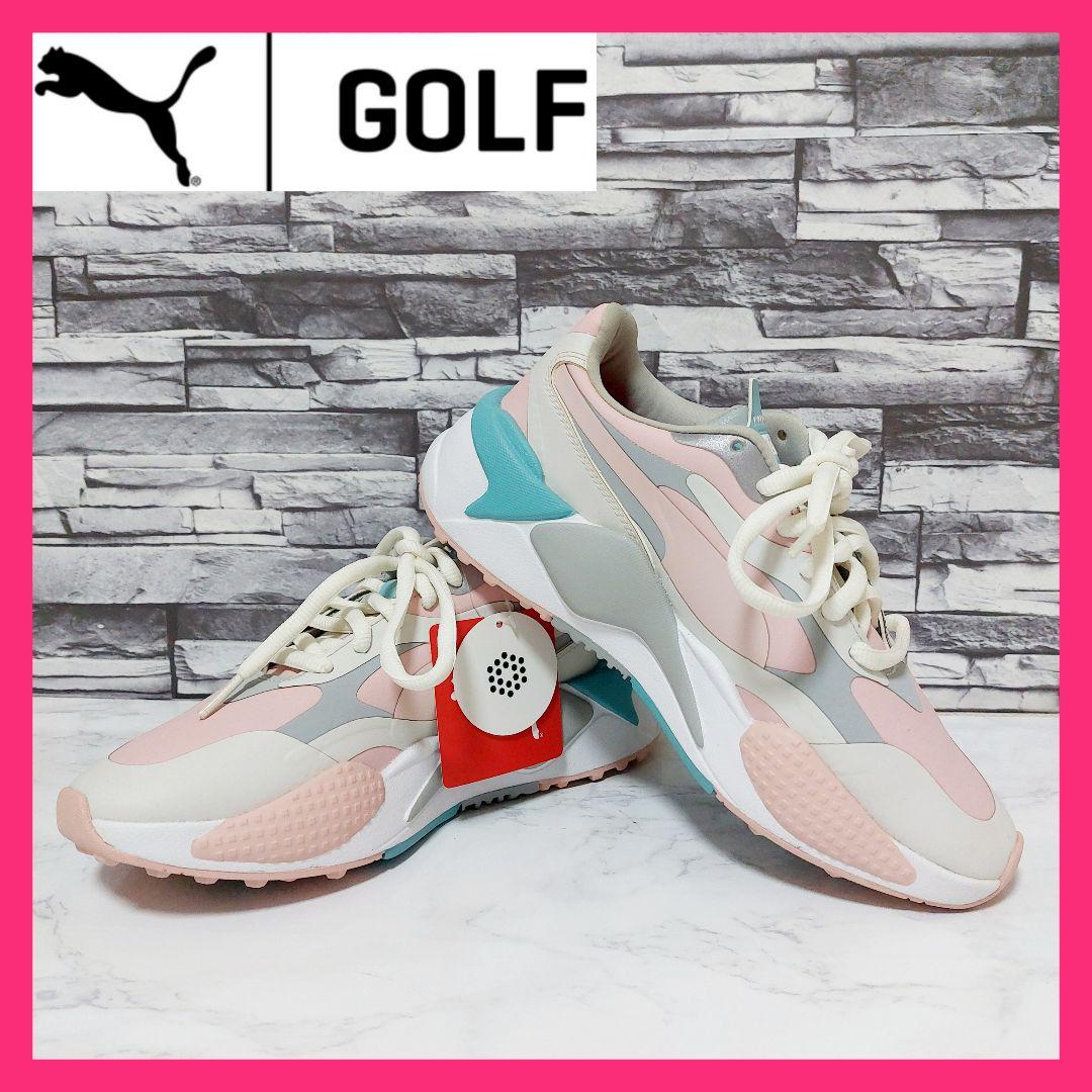 【PUMA GOLF】新品未使用 RS・Gゴルフシューズ レディース Amazon | Puma Women's Rs-G Golf Shoe, Puma White-Quiet Shade