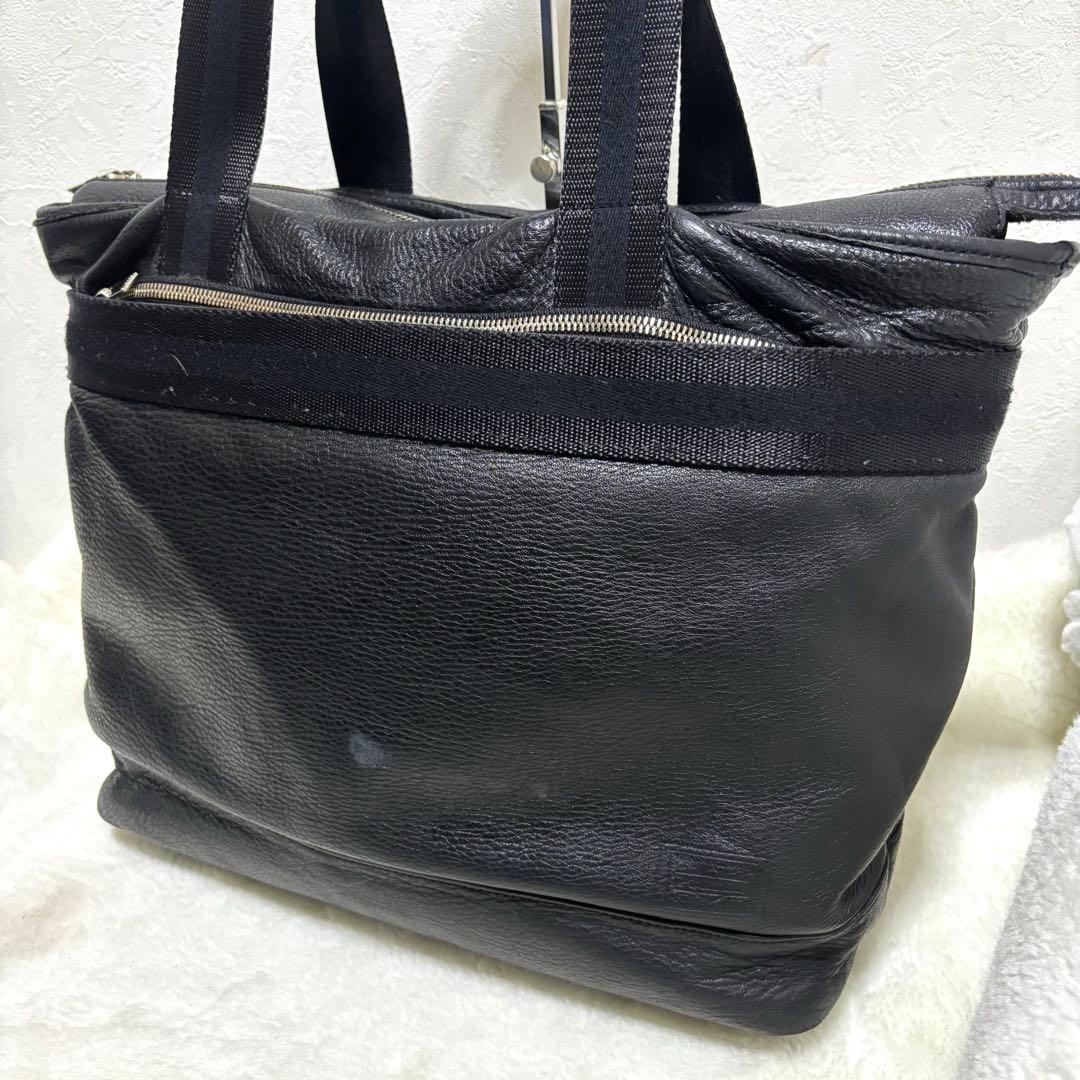 希少✨ポーター ディライト トートバッグA4可 カモフラ オールレザー