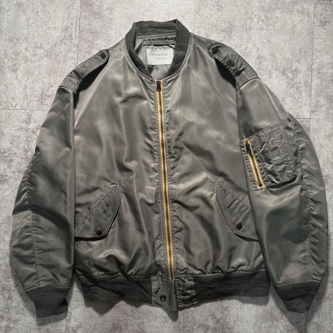 MARKAWERE L2B フライトジャケット　短丈　ダブルジップ　ノームコア