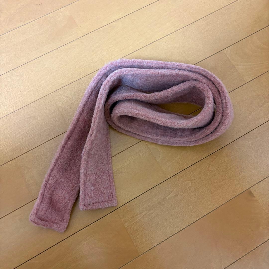 mideal shaggy long coat LIGHT / PINK - メルカリ