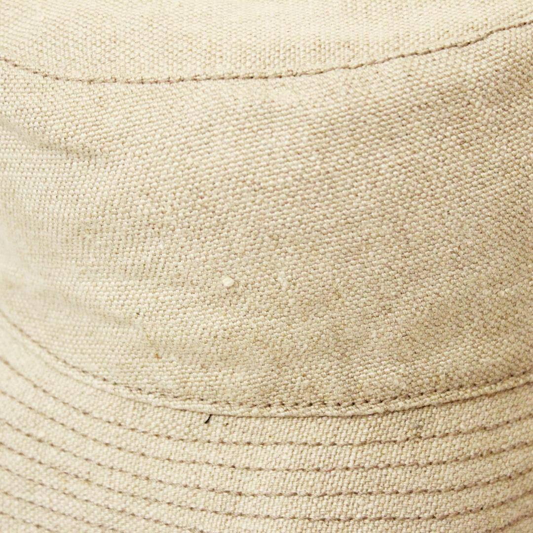 あーにゃん様 極美品 PRADA プラダ 帽子 バケットハット 麻 トリム