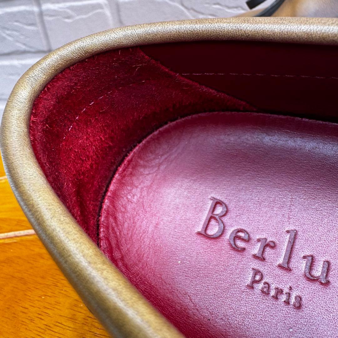 美品】 ベルルッティ カリグラフィ スクリットレザー ドライビング