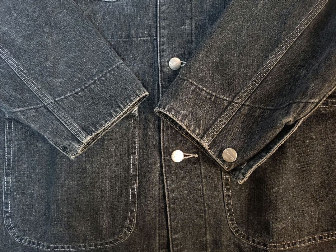 【カーハート】【Lサイズ】【ブラックデニム】【チョアコート】カバーオール