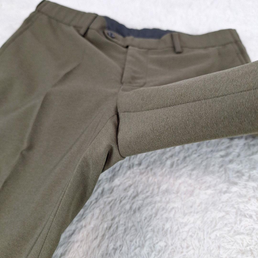 美品✨ユナイテッドアローズ　洗える　トラベルスーツ　ストレッチ　カーキ　XL