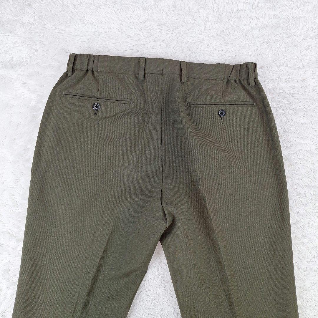 美品✨ユナイテッドアローズ　洗える　トラベルスーツ　ストレッチ　カーキ　XL